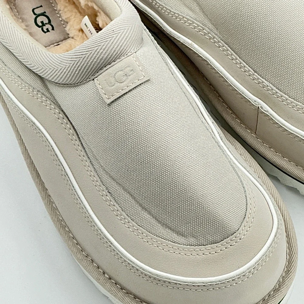 UGG Mens Size 9 Tasman Hybrid Slipper Sneakers SLIP ON Taupe NEW Cali Wave $137